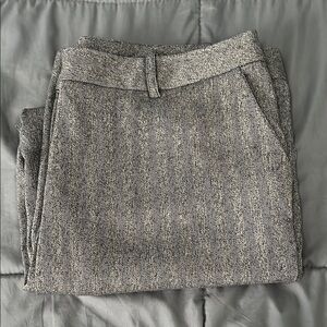Sandro Gray Herringbone Pants Size 18W